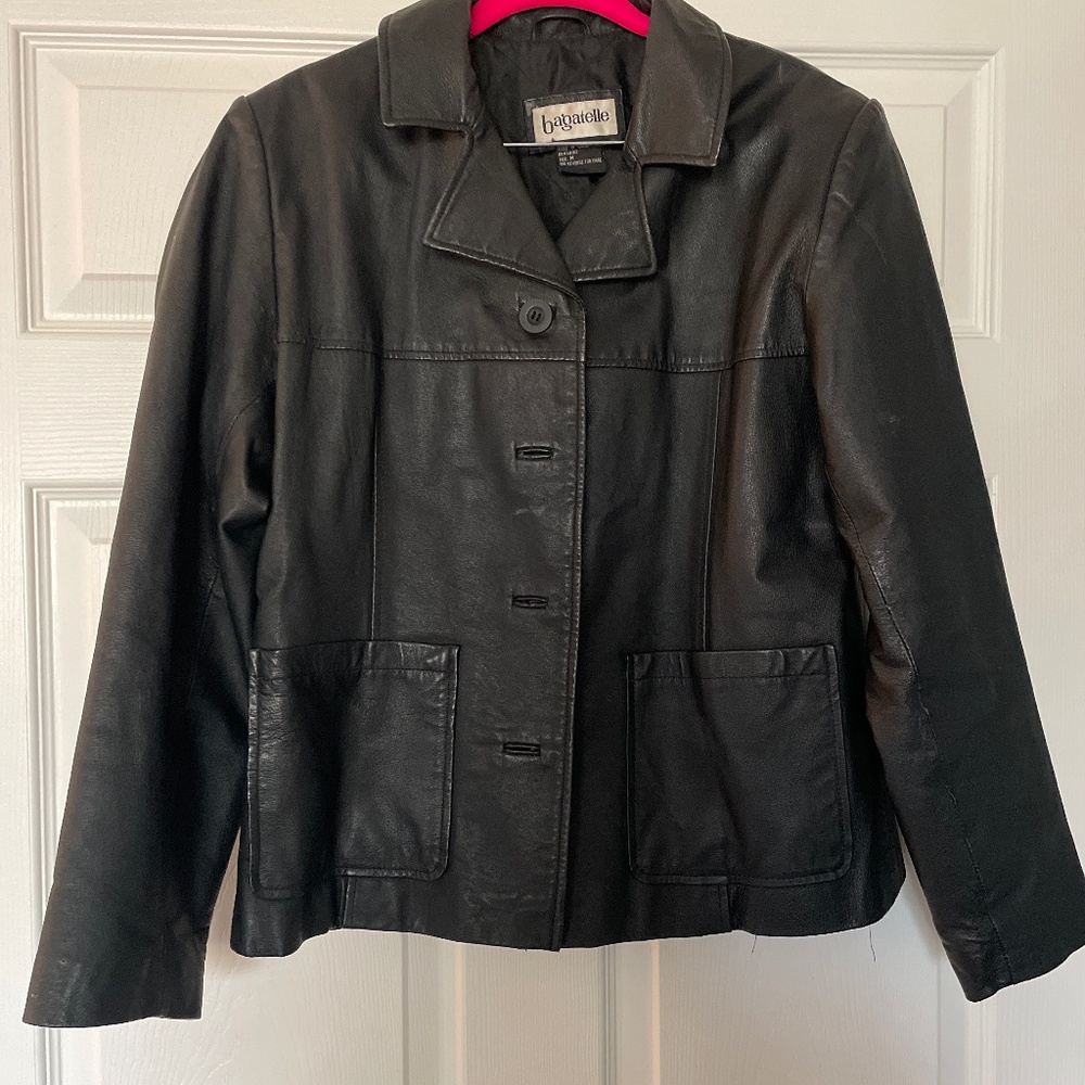 Leather jacket